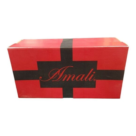 MEN'S AMALI HAUSER2 RED CRUSHED VELVET SLIP ON DRESS SHOE SIZE 7.5D - Picture 8 of 8